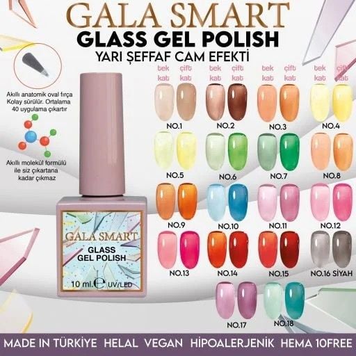 GALA SMART GLASS SERİ 10 ml